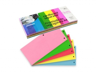 Przek�adki do do segregatora PENWORD DC105 100szt. 5kol.