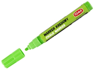 Marker kredowy TOMA ko�c�wka okr�g�a 4,45mm 8g zielony