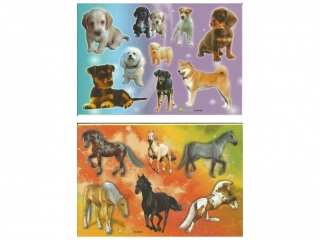 Naklejki POLSYR Ma�e - psy/konie 25ark.