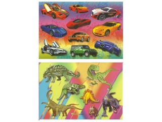 Naklejki POLSYR Ma�e - auta/dinozaury 25ark.