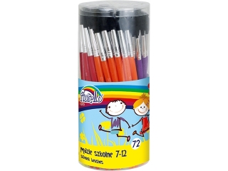 P�dzelki szkolne FIORELLO Artist 7-12 w tubie (72szt)