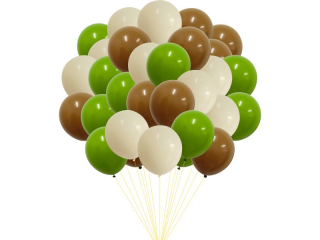 Zestaw balon�w 30 cm 50 szt shrekowy mix