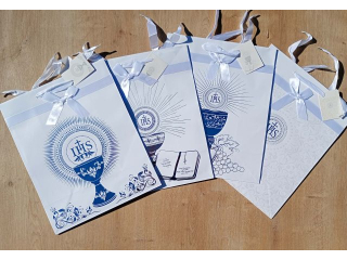 Torebka PRM laminowana  PL-6  z kokardk� Komunia