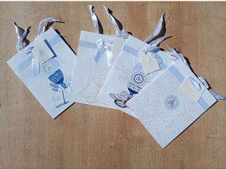 Torebka PRM laminowana  PL-2  z kokardk� Komunia