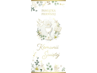 Kartki karnet DL-179 Komunia