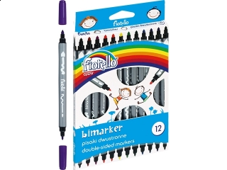 Pisaki dwustronne FIORELLO Bimarker 12 kolor�w GR-F816