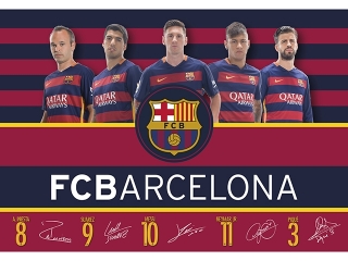 Podkład oklejany ASTRA FC-119 FC BARCELONA BARCA FAN 4