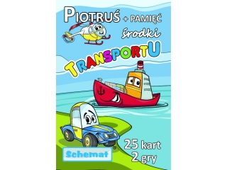 Karty Piotruś+Pamięć SCHEMAT Środki transportu