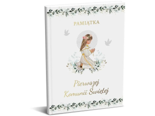 Ksieczka pamitkowa z okazji Pierwszej Komunii witej A5 PA-11 dla dziewczynki