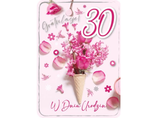 Kartki karnet GM-865 Urodziny