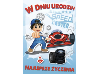 Kartki karnet GM-905 Urodziny