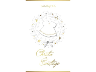Kartki karnet LUX-119 Chrzest