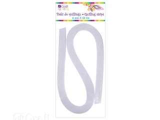 Paski do quillingu DPCRAFT 6mm 100szt. - bia�e