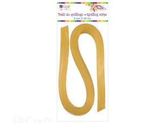 Paski do quillingu DPCRAFT 3mm per�owe - Z�ote 100szt.