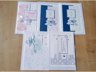 Kartki karnet PANOR C5 komunia r�cznie wykonane