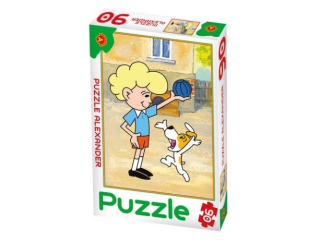 PUZZLE 90 ZABAWA Z CHŁOPCEM - REKSIO