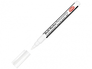 Marker permanentny TOMA Multi soft 1,5mm bia�y