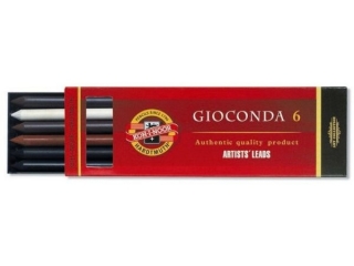 Wk�ad grafitowy KOH-I-NOOR Gioconda 5,6mm 6szt.(4345/2, 8673/2, 4373, 4377, 43