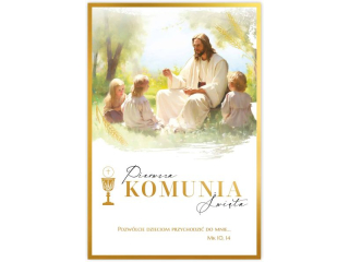 Kartka na Pierwszą Komunię B6 KZK 05