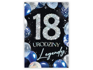 Kartka na 18 urodziny KZK nr20 „Urodziny Legendy”