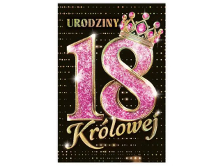 Kartka na 18 urodziny KZK nr15 "Urodziny Kr�lowej"