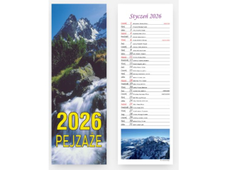 Kalendarz paskowy BESKIDY KP2 PEJZAŻE 2026