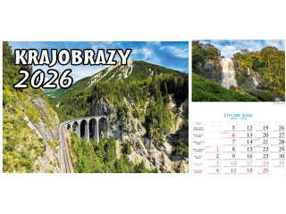Kalendarz rodzinny BESKIDY KR2 Pejzaże 2026