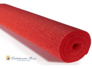 Krepina W�oska Cartotecnica Rossi 180g/m² 618 Czerwie� g��boka, 50cm x 250cm