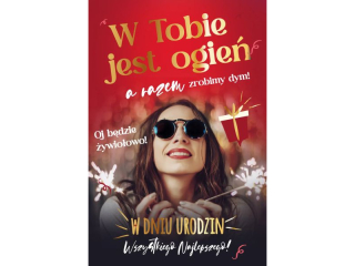 Kartka urodzinowa ARMIN STYLE AS-35 Z�ocona "W Tobie jest ogie�"