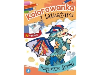Kolorowanka SKRZAT z tatua�ami - Magiczne smoki