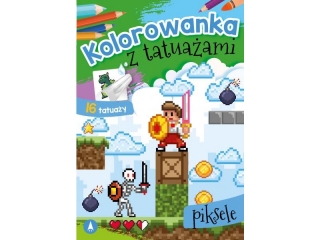 Kolorowanka SKRZAT z tatua�ami - Piksele