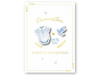 Kartka na Chrzest ARMIN STYLE B6 GM-1325 dla ch�opca