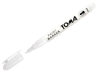 Marker olejowy TOMA 1, 5mm - bia�y