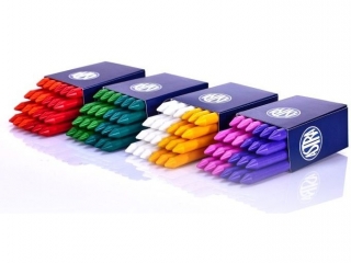 Zestaw kredek woskowych ASTRA 12 kolor�w x 12szt. - 144szt.