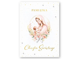 Kartka na Chrzest ARMIN STYLE B6 GM-1328 dla dziewczynki