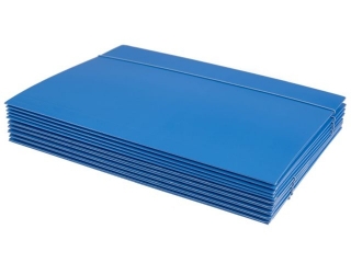 Teczka z gumk� A4 KRESKA (jk) - niebieska jasna