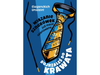 Kartka urodzinowa ARMIN STYLE KF-05 Konfetti "Dojrzae do krawata"