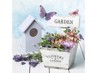 Serwetki MAKI og�lne 035701 motyle lawenda kwiaty