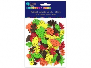 NAKLEJKI Z PIANKI, 90 SZT. - LI�CIE