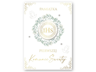 Kartka na Pierwsz� Komuni� ARMIN STYLE B6 GM-1316