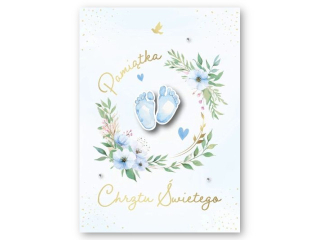 Kartka na Chrzest ARMIN STYLE B6 GM-1331 dla ch�opca