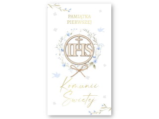 Kartka na Pierwsz� Komuni� ARMIN STYLE KP-300 dla ch�opca