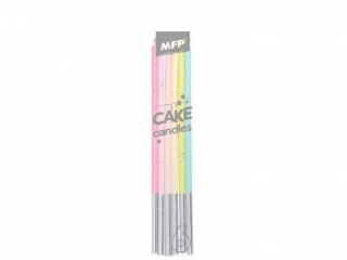 wieczki do tortu MFP 6 szt. 14cm tczowe