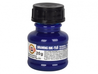 Tusz kre�larski KOH-I-NOOR niebieski 20g