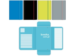 Teczka sk�adana KRESKA (DS) A4 mix