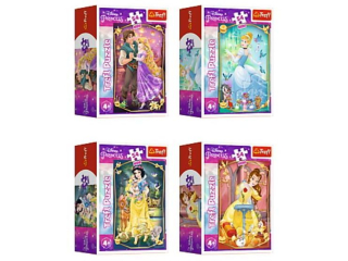 Puzzle 54 Mini TREFL Piękne Księżniczki