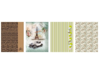 Teczka z gumk� A4 KRESKA (retro)