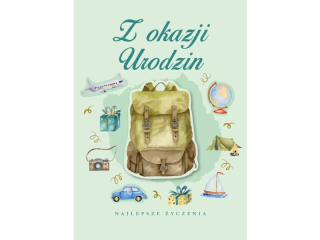 Kartka urodzinowa ARMIN STYLE GM-1286 dla M�czyzny, z�ocona