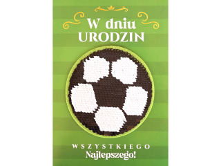 Kartka urodzinowa ARMIN STYLE CE-09 ruchome Cekiny, Pi�ka No�na