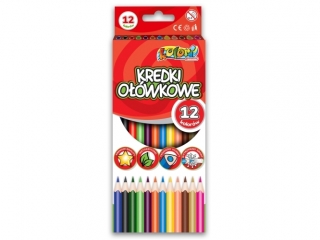 Kredki o��wkowe tr�jk�tne PENMATE Kolori komplet 12 szt.
